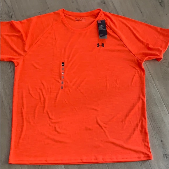 under armour tech t shirt orange